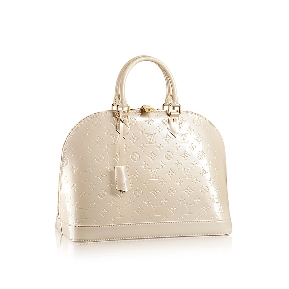 Louis Vuitton Alma MM Blanc Corail